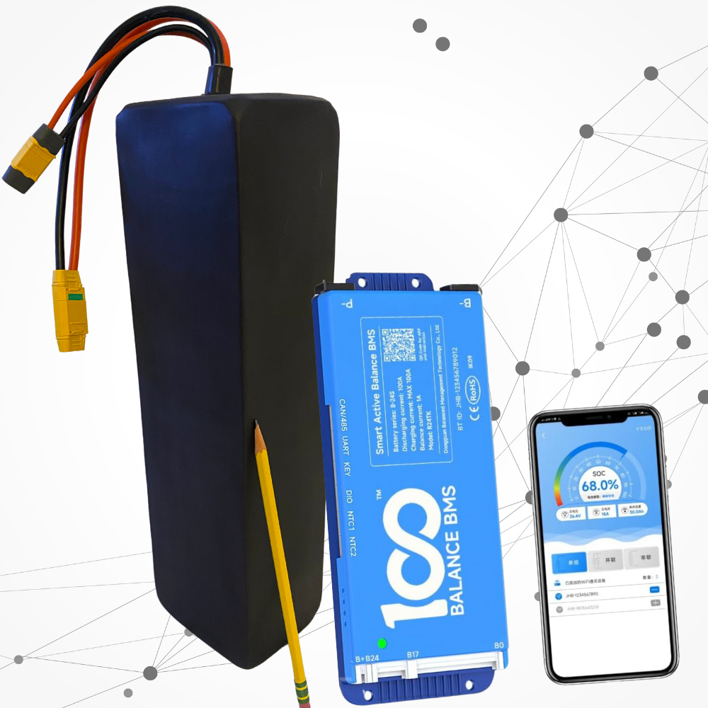 72v 12-15ah Bluetooth BMS Li-ion eBike Battery image 0